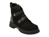 Ghete negre GRYXX 902724 din piele intoarsa pentru femei - 1