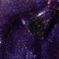 Ojă Semipermanentă Kievskaya Glitz Cat Eye 14 – Violet Închis cu Reflexii Roz-Albastre și Efect Magnetic 3D, 15ml - 1