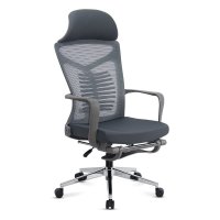 Scaun Ergonomic SYYT 9502 Gri cu Mesh Respirabil si Suport Lombar - 1