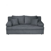 Canapea ANA LUX extensibila, 3 locuri, cu lada depozitare, gri inchis, 185x82x80 cm - 1