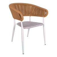 Scaun de grădină Raven Alb 57x62x78 cm - 1