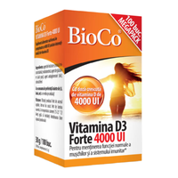 Vitamina D3 Forte 4000UI, 100 comprimate, BioCo - 1