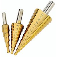 Set 3 FREZE Burghie in trepte pentru metal 4-32 mm - 1
