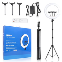 Lampa Circulara LJJ-45 Ring Light Diametru 26cm/10 Inch LED Trepied Extensibil - 1