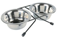Set 2 buc Castron Inox In Suport 0.2 L/10 cm - 1