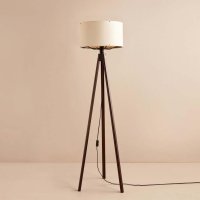 Lampadar Opviq din lemn alb si maro, 140 cm, model 780SGN3498 - 1