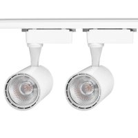 Spot LED Techstar® Tracklights, Pentru Sina RailRacks Monofazata Tip L, 20w, 6500k Lumina Rece, Iluminat Directionabil - 14
