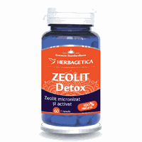 Zeolit Detox, 60 capsule, Herbagetica - 1