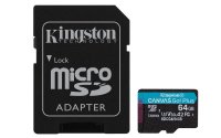 Card de memorie Kingston Canvas Go! Plus MicroSDXC 64GB Clasa 10 cu adaptor inclus - 2