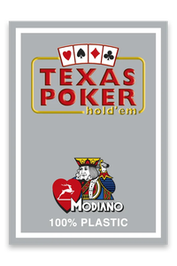 Carti de joc Modiano TEXAS POKER - 100% Plastic, 54 Cărți - 1