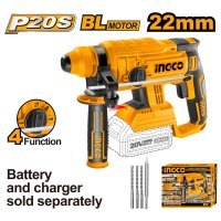 Ciocan Rotopercutor Ingco CRHLI2201 20V Brushless, 1.5J, 4700bpm, Fara Acumulator - 1