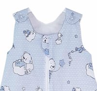 Sac de dormit copii 1 tog KidsDecor Ursuletul Martinica albastru din bumbac 140 cm - 1