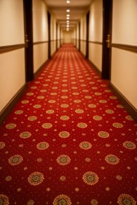 Mocheta Lotos Rosu 200x1100 cm de la Delta - Eleganta si Rezistenta pentru Spatii Bisericesti - 2