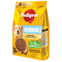 PEDIGREE Junior M-XL cu Pasare si Legume, Hrana Uscata pentru Caini Junior, 3 kg - 1