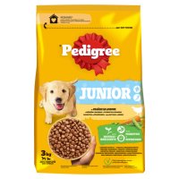 PEDIGREE Junior M-XL cu Pasare si Legume, Hrana Uscata pentru Caini Junior, 3 kg - 3