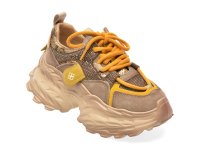 Pantofi sport GRYXX bej LY80018A din piele ecologica pentru femei - 1