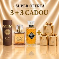 Pachet Parfumuri Aswad Bourbon, Khabrah Special si Angelic Spirit + 3 Parfumuri Cadou, 100 ml - 1