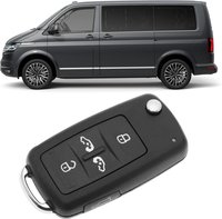 Carcasa Cheie Auto Techstar pentru VW Volkswagen Transporter T5 T6, Sharan, Alhambra - 5 Butoane - 2