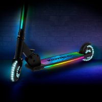 Trotineta Kidwell Mido Black 3 in 1 pentru copii, pliabila, reglabila, cu 2 roti si LED, 5 ani+, suport pana la 100 kg - 7