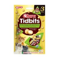 Churu Cat Tidbits, Recompense Pisici, Pui si Dashi, 12 g x 3 buc - 1