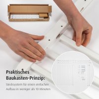 Reer White Poarta de Siguranta pentru Perete, Ajustabila 63-103,5 cm - 5