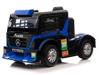 Camion electric pentru copii, Mercedes-Benz Axor 90W 12V PREMIUM, culoare Navy blue - 1