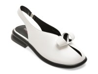 Pantofi IMAGE 1603H30 albi din piele naturala pentru confort zilnic - 1