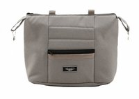 Carucior 3 in 1 Adamex Rimini Alu tip Collection Linen  EcoLeather camel beige cu scaun iSize, parte sport reglabila pana la orizontala, cadru cu suspensii, landou cu suport de cap reglabil pe inaltime - 1