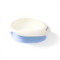 Set castron si lingurita Babyono albastru deschis - 1