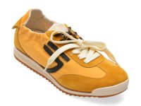 Pantofi sport GRYXX galbeni, 30076, din material textil si piele naturala - 1