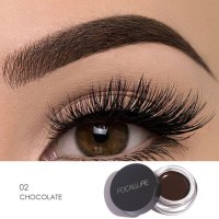 Focallure Brows Cream Gel Nuanta 02 Chocolate cu Pensula Inclusa - 2