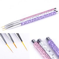 Set 3 pensule pictura marimi diferite 6mm, 9mm, 10mm. - 2