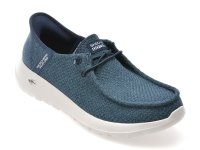 Mocasini SKECHERS bleumarin, GO WALK MAX, din material textil - 1