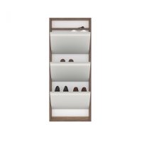 Pantofar HIDE RF140402, cu 3 rafturi, nuc, 50x15x124 cm - 1