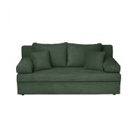 Canapea ANA LUX extensibila, 3 locuri, cu lada depozitare, verde smarald, 185x82x80 cm - 1