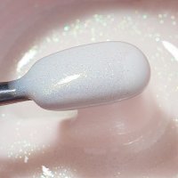 Gel Milky White - Shimmer Obsession Gel Everin 15gr cu Sclipici 04 - 1