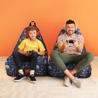 Fotoliu Puf Bean Bag tip Chill XL Prietenii Padurii - 4