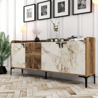 Consola Venedik Walnut-Alb - 2