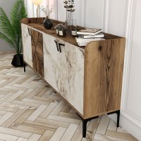 Consola Venedik Walnut-Alb - 4