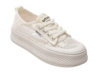Pantofi sport GRYXX albi, 9122, din material textil - 1