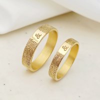 Verigheta Urmele Dragostei - Argint 925 Placat cu Aur Galben 18K - 1