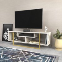 Comoda TV Asal 120 - Ephesus, Gold - 3