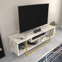 Comoda TV Asal 120 - Ephesus, Gold - 4