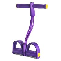 Coarda FITNESS elastica cu manere, Violet - 1