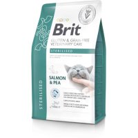 BRIT VD Sterilised, Somon, dietă veterinară, hrană uscată fără cereale pisici sterilizate, 5kg - 2
