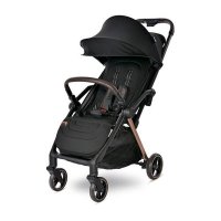 Carucior Lorelli Loret pentru nou-nascut, autofold, ultra-light, 0 luni-4 ani, pana la 22 kg, suspensii, pliere cu o mana, spatar in 4 pozitii, Negru - 1