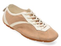 Pantofi sport GRYXX bej, 60081, din piele intoarsa - 1