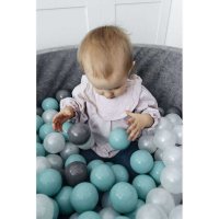 Set 200 bile din plastic colorate albverde mentagri 7 cm Flumi - 1