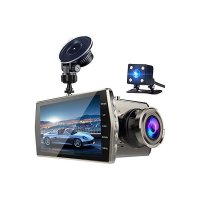 Camera Video Auto DVR Dubla FullHD Techstar® T667 Unghi 170° Display 4", Senzori Miscare si Night Vision - 4