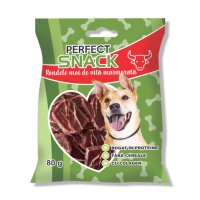 PERFECT SNACK Rondele Marmorate cu Vita pentru Caini, XS-XL, Fara Cereale, 80 g - 1